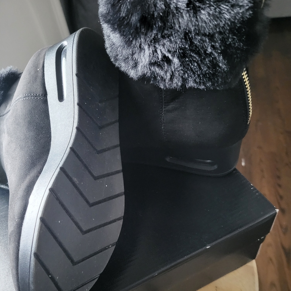DKNY Wedge Ankle Boots